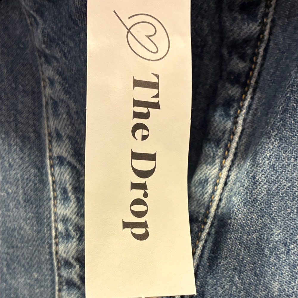 The Drop “Pilar” Denim Shacket - Picture 3 of 7